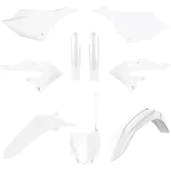 POLISPORT Plastic Kit - White für: Yamaha YZ125/250