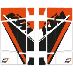 BLACKBIRD Replica Trophy 21 Radiator Louvers Graphic Kit - for: KTM EXC for 125SX, 150SX, 250EXC-F