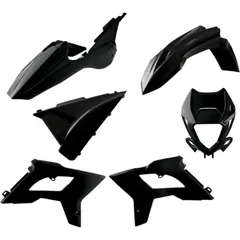 POLISPORT Restyling Plastic Kit Schwarz - für: Beta RR 2T/4T für RR1252TENDURO, RR1254TENDURO, RR1254TMOTARD