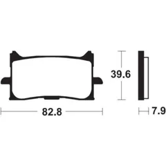 TECNIUM Sintered Metal Brake Pads - MFP440 für Honda CB125R, CB300R, CB650R