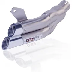 IXIL Dual Hyperlow L2X Silencer Stainless Steel / Aluminium polished - for: Aprilia CR125