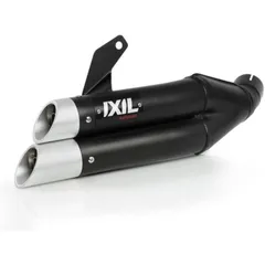 IXIL Hyperlow Full Exhaust System Stainless Steel Black / Aluminium Polished - for: Kawasaki Z650/Ninja 650 for Kawasaki NINJA650, Z650 175-756