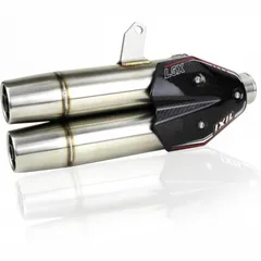 IXIL Dual Hyperlow XXL L5X Full Exhaust System Polished Stainless Steel - for: Yamaha T-Max DX-SX for Yamaha T-MAX530