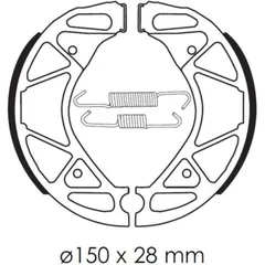 TECNIUM Scooter Organic Brake Shoes - BA209 for Yamaha CYGNUS125, XENTER125, XENTER150