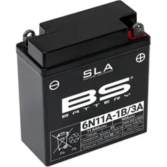 BS BATTERY SLA Maintenance Free Factory Activated - 6N11A-1B/3A for Husqvarna SMS125, TE125, WR125