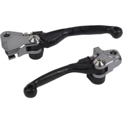 POLISPORT Pivot Unbreakable Lever Set Black - for: Kawasaki KX450