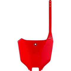 POLISPORT MX Restyling Front Number Plate Red - for: Honda CR125 / 250 for CR125R, CR250R