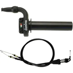 DOMINO KRE Lenkergriffe mit Zügen schwarz für Suzuki RM-Z450