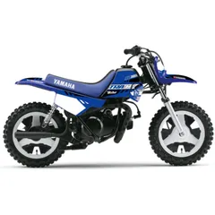 ART Plastic Kit OEM Color Blue + KUTVEK Racer Graphic Kit Blue for: Yamaha PW50