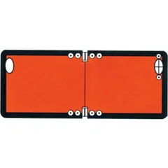 Warning sign folding. 300X120
