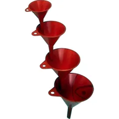 Plastic funnel set - 4 piece