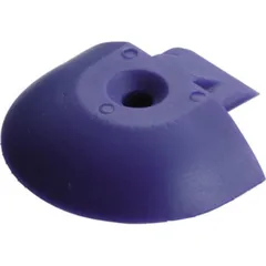 End cap for lashing rail