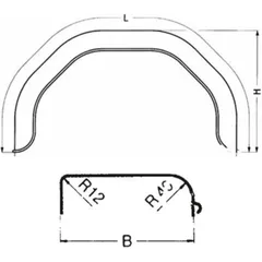 Rear fender pvc