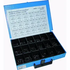 Flange screw assortment 800-pieces