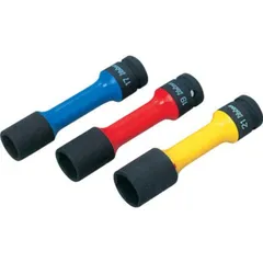 Kraft-socket Set 6 Kant 17 19 21 mm
