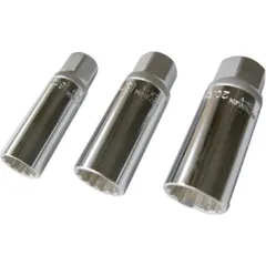 Spark plug socket set magnetic 3/8 drive
