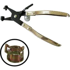 Flat band spring clamp plier