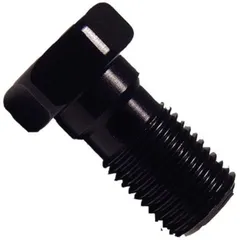 Banjo bolt single m10x1.00 black