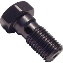 Banjo bolt single m10x1.00 anthracite