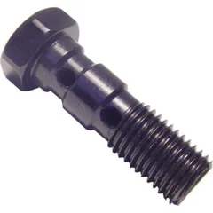 Banjo bolt double m10x1.25 black