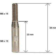 Extension for gear shift rod
