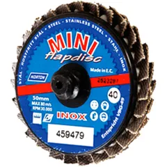 Mini Lamellenschleifteller 75K60 Norton Stützteller