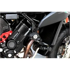Anbausatz + Pad Evotech silber passend für: MV Agusta Brutale