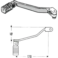 Gear lever black