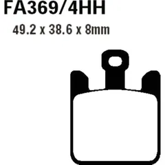 Brake pads sintered epfa ebc EPFA3694HH