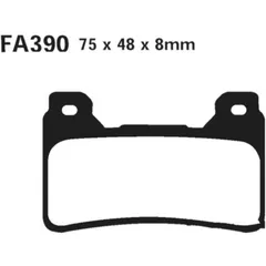 Brake pads sintered gpfax ebc GPFAX390HH