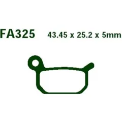 Brake pads sintered r ebc FA325R