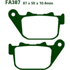 Bremsbeläge Bremsklotz Sinter HH EBC FA387HH