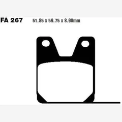 Brake pads std ebc FA267