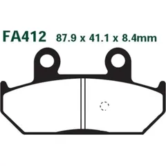 Brake pads carbon scooter ebc SFAC412