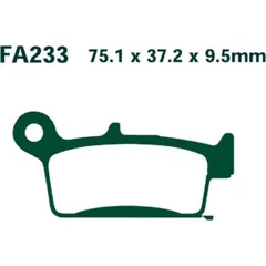 Brake pads scooter ebc SFA233