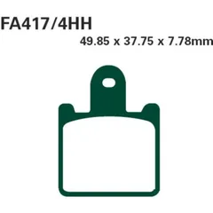 Brake pads sintered hh ebc FA4174HH