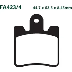 Brake pads sintered hh ebc FA4234HH