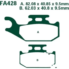 Bremsbeläge Bremsklotz Standard EBC FA428TT