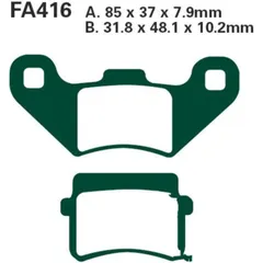Brake pads std ebc FA416TT