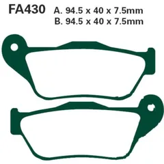 Brake pads scooter ebc SFA430