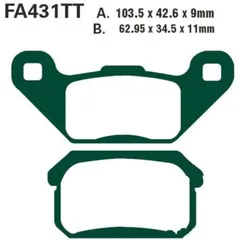 Brake pads std ebc FA431TT