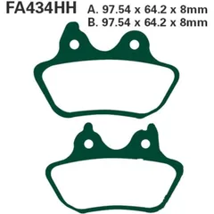Brake pads vld chrome ebc