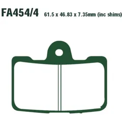 Brake pads sintered hh ebc FA4544HH