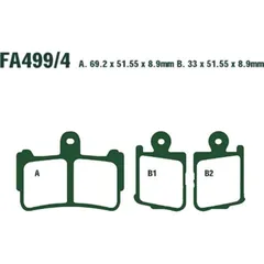 Brake pads sintered hh ebc FA4994HH