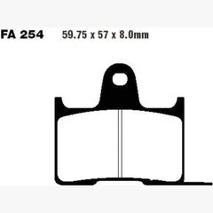 Brake pads sintered hh ebc FA254HH
