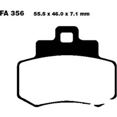 Brake pads scooter ebc SFA356