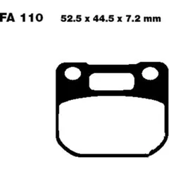 Bremsbeläge Bremsklotz Standard EBC FA110
