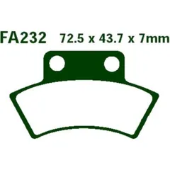 Brake pads std ebc FA232TT
