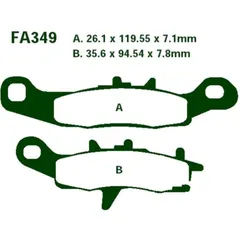 Brake pads sintered r ebc FA349R