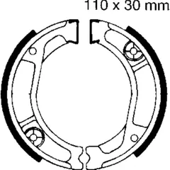 Brake shoes inc springs ebc H323